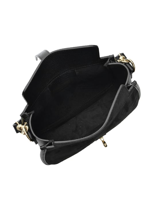 Isabella Rhea Black Cow Leather Bag - Image 4