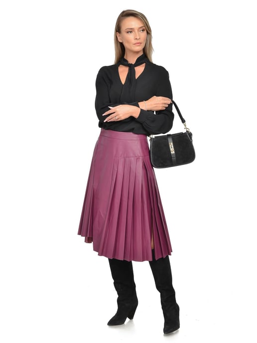 Isabella Rhea Black Cow Leather Bag - Image 5