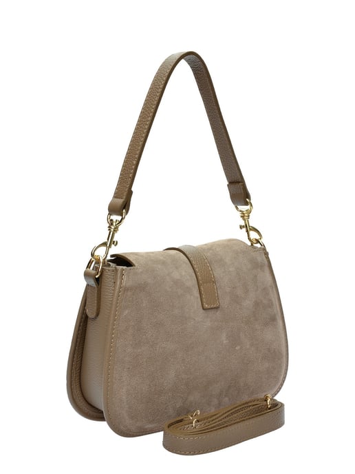 Isabella Rhea Beige Cowhide Leather Bag - Image 2