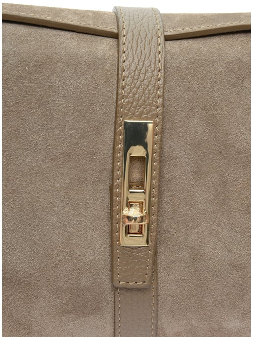 Isabella Rhea Beige Cowhide Leather Bag - Image 3