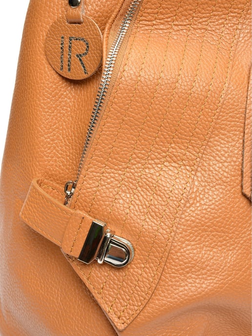 Isabella Rhea Brown Rundleer Tas - Image 3
