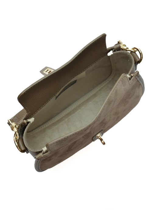 Isabella Rhea Beige Cowhide Leather Bag - Image 4