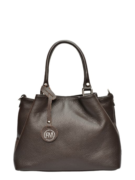 Roberta M Chestnut Brown Cowhide Leather Bag - Image 1