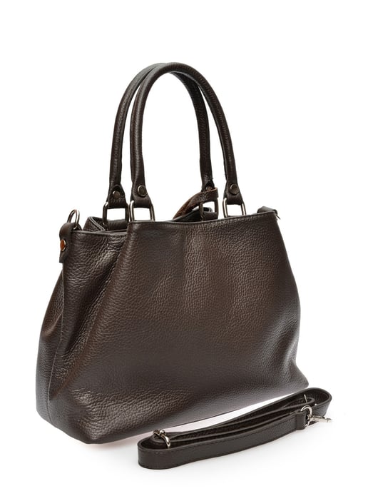 Roberta M Chestnut Brown Cowhide Leather Bag - Image 2