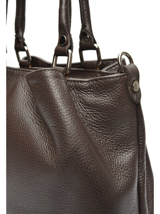 Roberta M Chestnut Brown Cowhide Leather Bag - Image 3