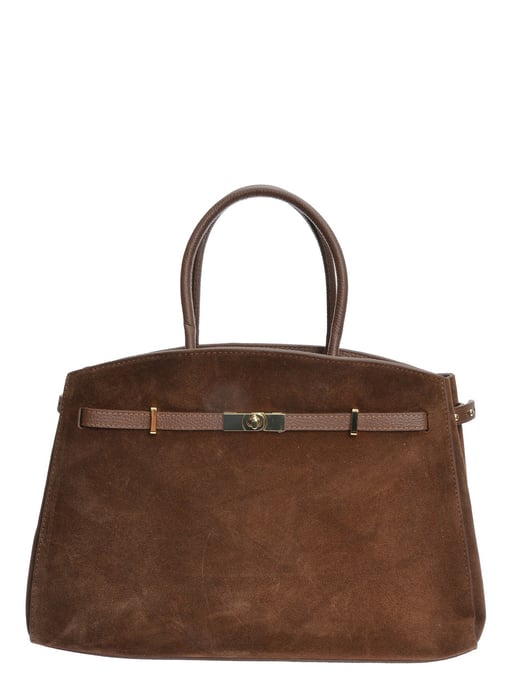 Isabella Rhea Chestnut Brown Cowhide Leather Bag - Image 1