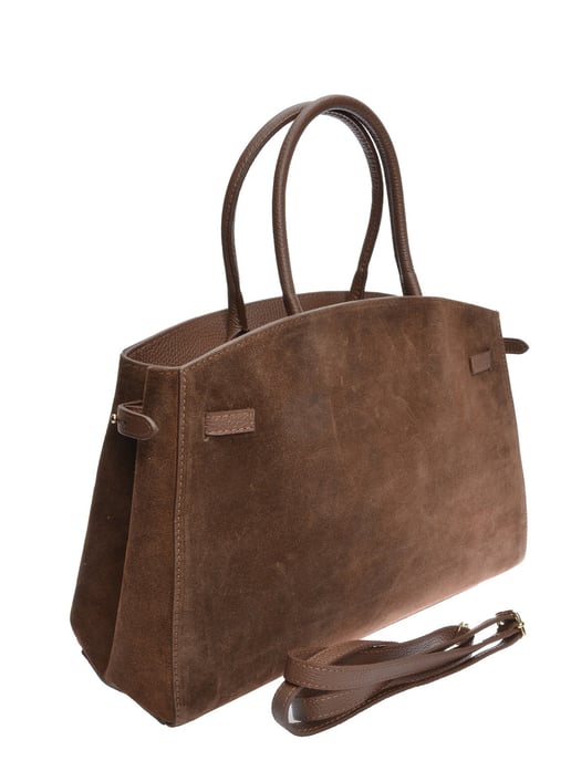 Isabella Rhea Chestnut Brown Cowhide Leather Bag - Image 2