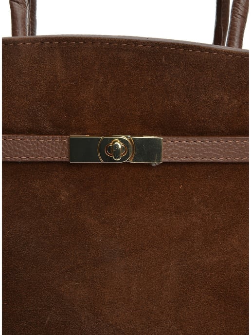 Isabella Rhea Chestnut Brown Cowhide Leather Bag - Image 3