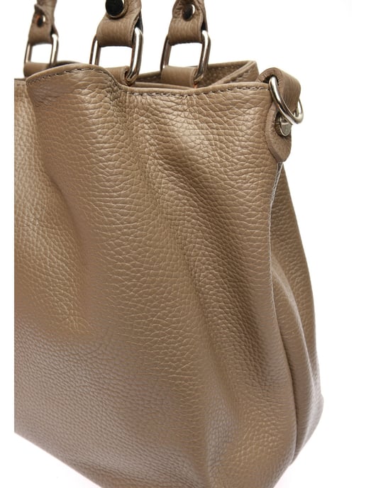 Roberta M Beige Cowhide Leather Bag - Image 3