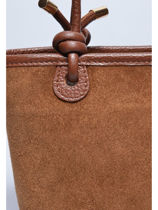 Luisa Vannini COGNAC Rundleer Tas - Image 3