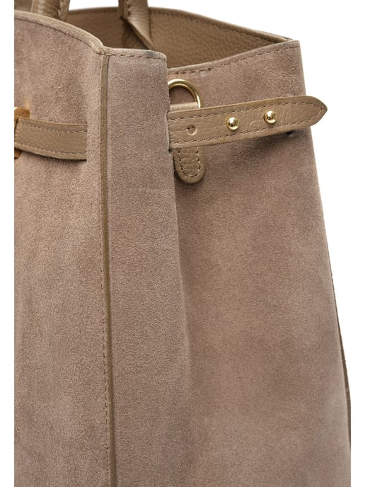 Isabella Rhea Beige Cowhide Leather Bag - Image 3