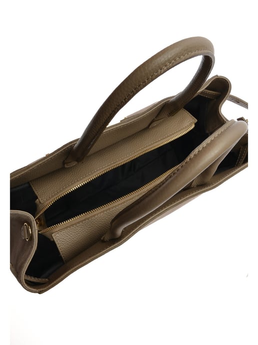 Isabella Rhea Beige Cowhide Leather Bag - Image 4