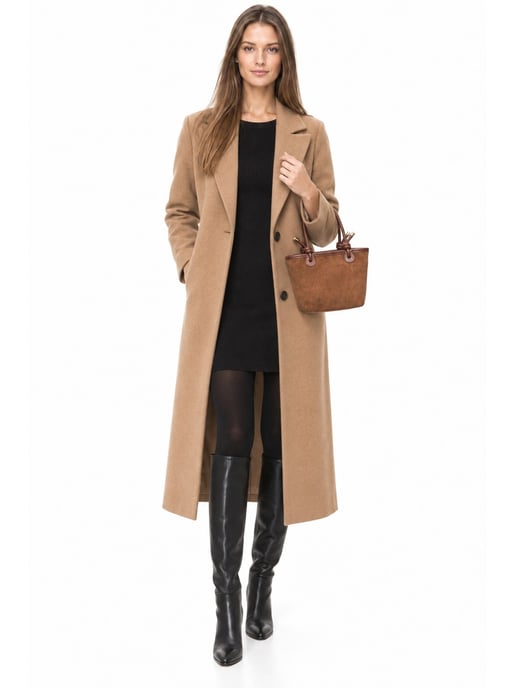 Luisa Vannini COGNAC Rundleer Tas - Image 6