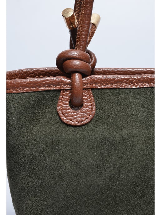 Luisa Vannini Groen Rundleer Tas - Image 3