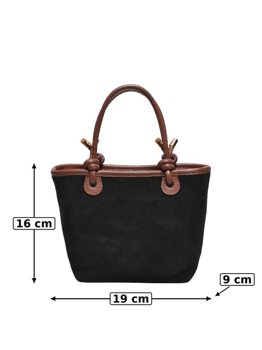 Luisa Vannini ZWART Rundleer Tas - Image 5