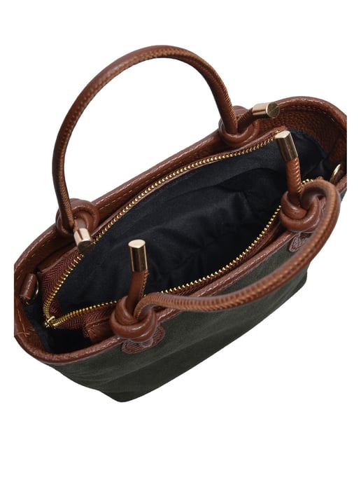Luisa Vannini Groen Rundleer Tas - Image 4
