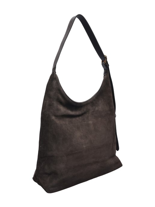 Luisa Vannini Tweekleurig Rundleer Tas - Image 2