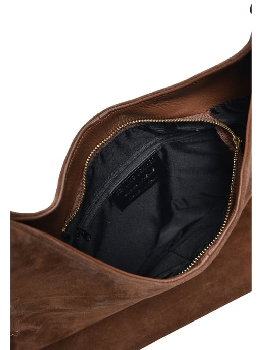 Luisa Vannini BROWN Rundleer Tas - Image 4