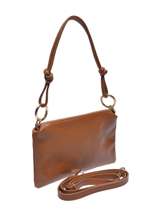 Anna Luchini Brown Cowhide Leather Bag - Image 2