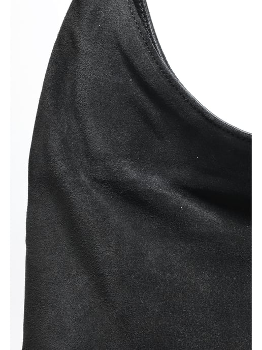 Luisa Vannini Zwart Rundleer Tas - Image 3