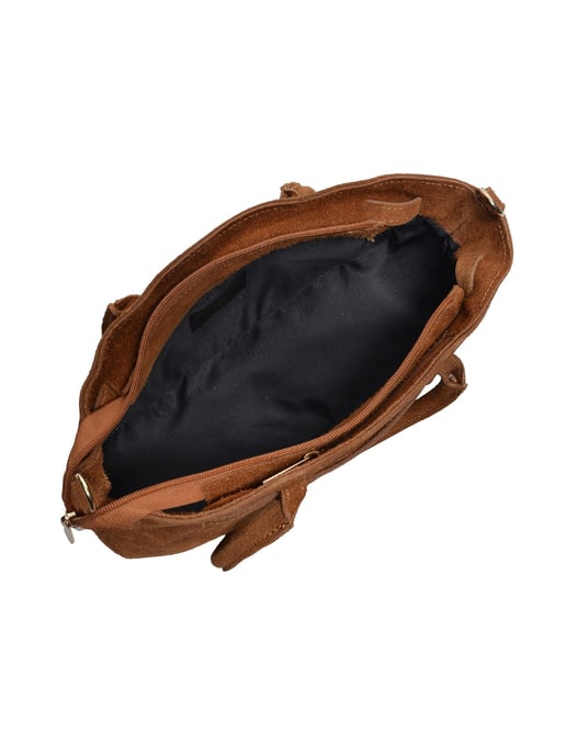Luisa Vannini COGNAC Rundleer Tas - Image 4