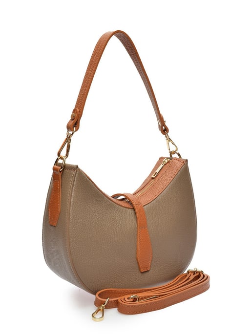 Roberta M Beige Cowhide Leather Bag - Image 2