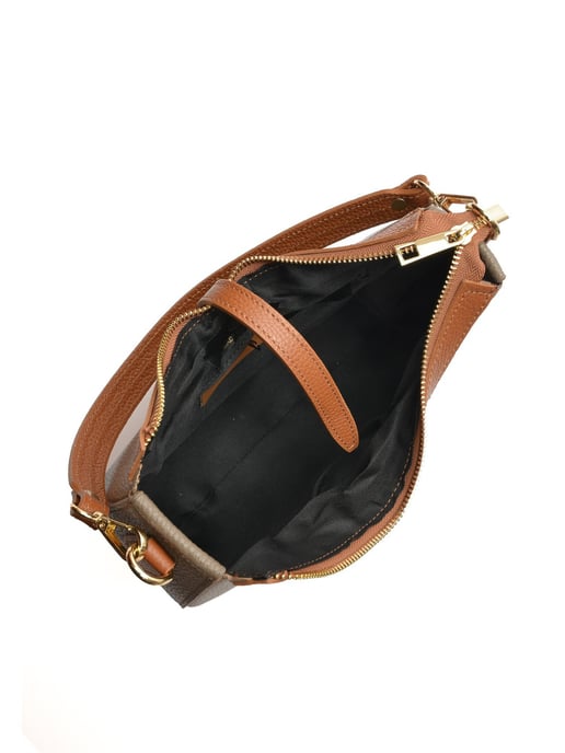 Roberta M Beige Cowhide Leather Bag - Image 4