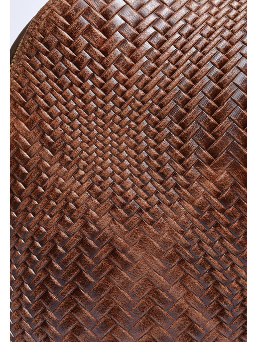 Isabella Rhea Bordeauxrood Rundleer Tas - Image 3