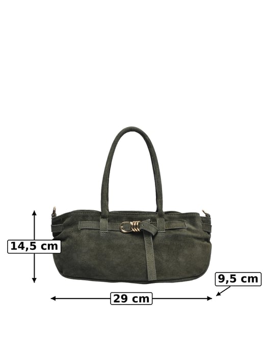 Luisa Vannini Groen Rundleer Tas - Image 5