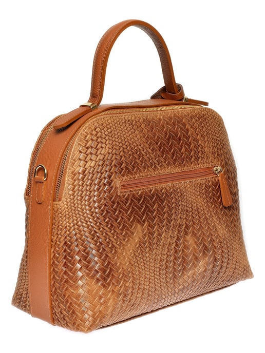 Isabella Rhea Brown Cowhide Leather Bag - Image 2