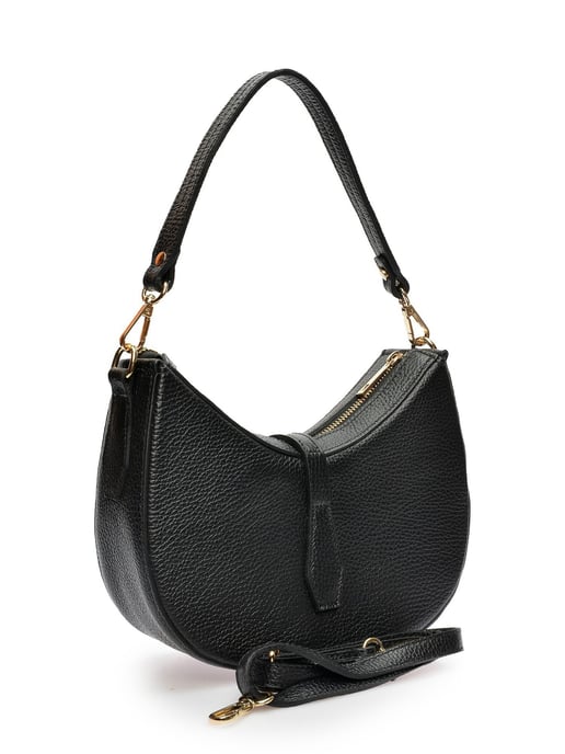 Roberta M Black Cowhide Leather Bag - Image 2