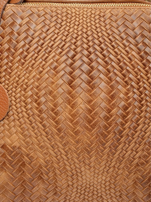 Isabella Rhea Brown Cowhide Leather Bag - Image 3