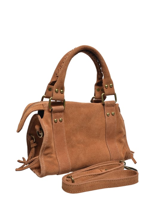 Luisa Vannini COGNAC Rundleer Tas - Image 2