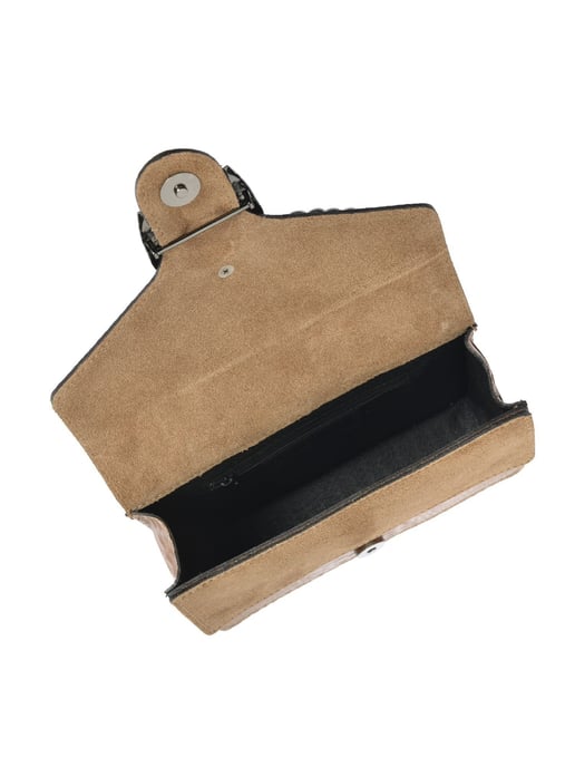 Roberta M Beige Rundleer Tas - Image 4
