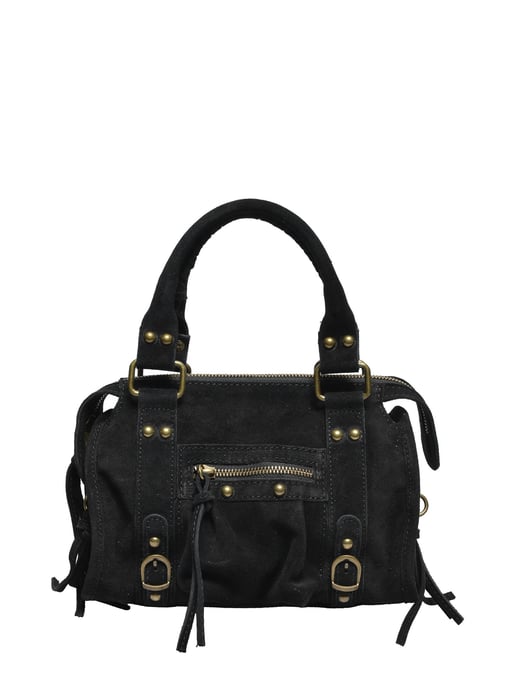 Luisa Vannini ZWART Rundleer Tas - Image 1