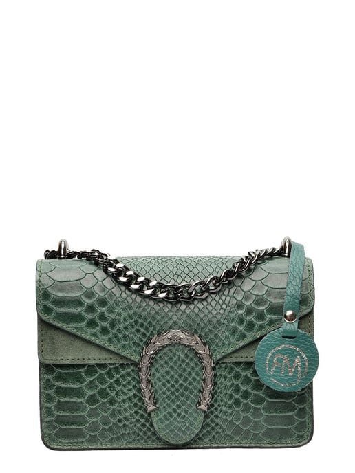 Roberta M Groen Rundleer Tas - Image 1