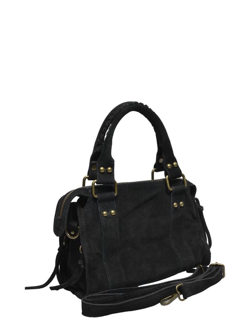 Luisa Vannini ZWART Rundleer Tas - Image 2