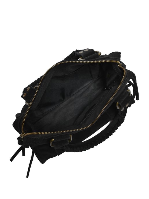Luisa Vannini ZWART Rundleer Tas - Image 4