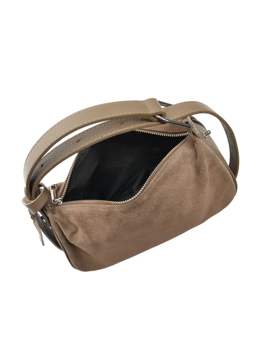 Anna Luchini Beige Rundleer Tas - Image 4