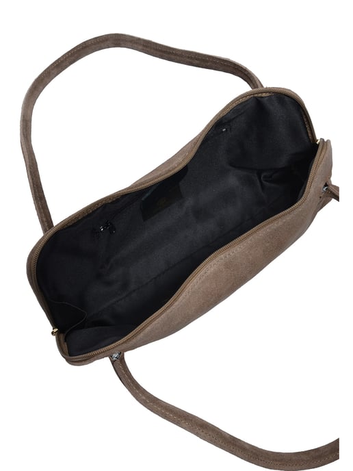 Luisa Vannini Beige Rundleer Tas - Image 4