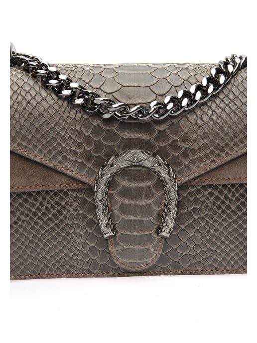 Roberta M Bordeauxrood Rundleer Tas - Image 3