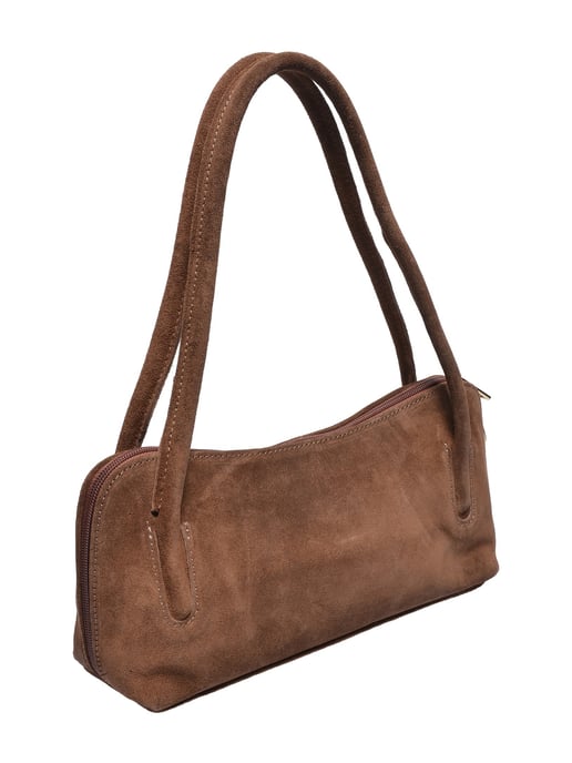 Luisa Vannini COGNAC Rundleer Tas - Image 2