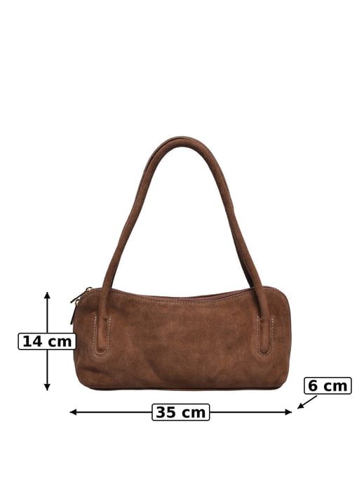 Luisa Vannini COGNAC Rundleer Tas - Image 5