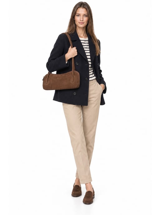 Luisa Vannini COGNAC Rundleer Tas - Image 6