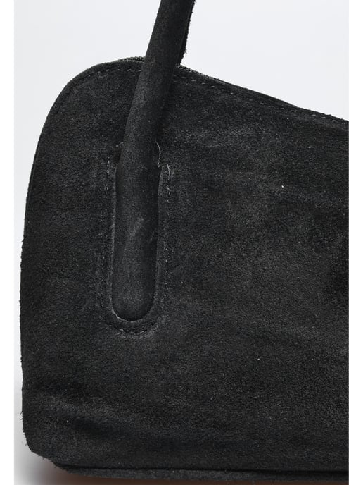 Luisa Vannini Zwart Rundleer Tas - Image 3
