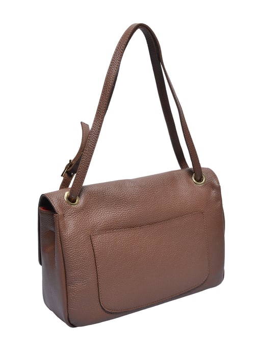 Luisa Vannini BROWN Rundleer Tas - Image 2