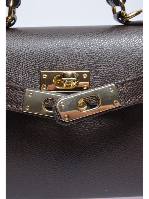 Isabella Rhea Two-Tone Cowhide Leather Bag - Image 3