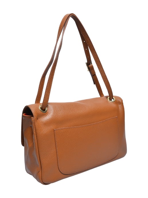 Luisa Vannini COGNAC Rundleer Tas - Image 2