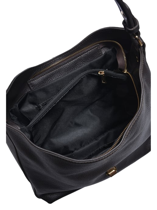 Roberta M Chestnut Brown Cowhide Leather Bag - Image 4