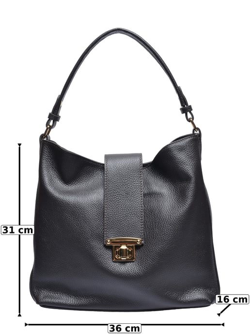 Roberta M Chestnut Brown Cowhide Leather Bag - Image 5